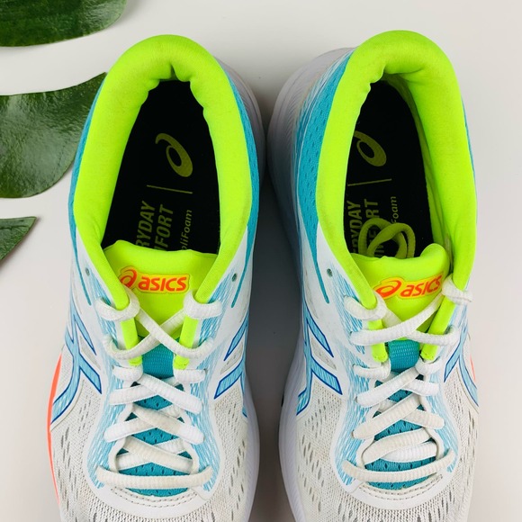 ASICS Women's Running Shoes - White and Blue - Picture 6 of 12